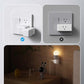 TROND Multi Wall Outlet Extender - Sideways Plug Adapter with 3 Electrical Sockets, 360 Rotating Plug to Turn the Horizontal to Vertical Outlet for Plugging Air Freshener, Cat Calming, Night Light