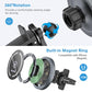 OHLPRO for MagSafe Car Mount Charger iPhone Wireless Car Charger, Stick on Dashboard Magnetic Phone Holder Mount for iPhone 17 Pro Max 16 15 14 Series, 15W Fast Charging, Aluminum Shell