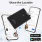 2 Pack Wallet Tracker Card for Android Bluetooth Tracker Work with Google Find Hub(Android Only), IP68 Waterproof, Item Finder for Bags, Keys, Passport