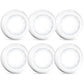 Tap Light 6 Pack Portable LED Puck Touch Night Lights - Battery Operated Under Cabinet Lighting for Kitchen, Closet, Classroom, Indoor & Outdoor