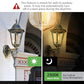 Dusk to Dawn Edison Light Bulbs ST19, Vintage Amber Glass, 2300K Amber Warm, 6.5W=60W, Non-Dimmable Auto On/Off Light Sensing LED Filament Bulb Outdoor, 700LM, E26, 2-Pack, HQ-H027