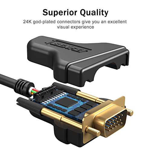 BENFEI VGA to VGA 6 Feet Cable with Ferrites