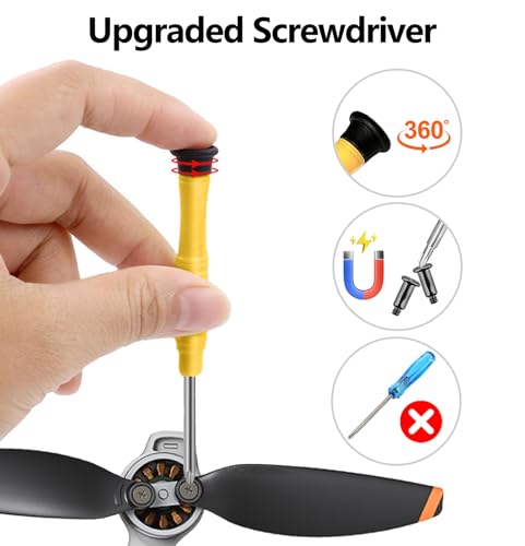 32 Pcs - Propellers Blades for DJI Mini 4K, Mini 2, Mini 2 SE & Mini SE, Replacement Low-Noise and Quick-Release Props Wings Compatible with DJI Mini 4K, Mini 2, Mini 2 SE & Mini SE, Drone Accessories
