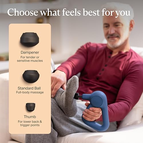 TheraGun Relief Handheld Massage Gun – Lightweight Percussive Massager for Back, Legs, Shoulders & Full Body Relaxation