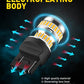 AUXITO LED Turn Signal Bulb 3157 LED Bulbs Amber Yellow Brighter 3156 3457A 4057 4157 LED Bulb for Front Rear Turn Signal Light Blinker DRL Marker Parking Lights, Pack of 2