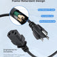 Power Cord Cable for Amplifier Musical Peavey Vox Guitar Amp PC AC Amplifiers, 18 AWG Universal AC 3-Prong Cable (6FT)