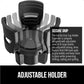 GORILLA GRIP Patent Pending Adjustable Car Cup Holder Expander, Keeps Water Bottle Secure, Expands to Fit 18 to 48 oz Large Bottles, Yeti, Owala, Stanley with Handle, Coffee Mug Insert for Cars, Black