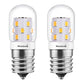 LED Microwave Light Bulbs Under Hood 40W Equivalent, E17 LED Bulb Dimmable for Range Hood, 3W 380 Lumens, LED Appliance Light Bulb Over Stove, Warm White 3000K, 2 Pack