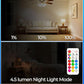 ILC RGB LED Color Changing Light Bulb, 40W Equivalent, 450LM, 2700K Warm White 5W E26 Screw Base RGBW, Flood Light Bulb- 12 Color Choices - Timing Infrared Remote Control (4 Pack)