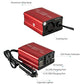 FOVAL 150W Car Power Inverter 12V DC to 110V AC Converter Vehicle Adapter Plug Outlet with 3.1A Dual USB Car Charger for Laptop Computer (Classic Red)