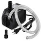 PULACO 160GPH Small Fountain Pump, Ultra Quiet Submersible Water Pump (600L/H, 10Watt) with 3.3 ft Tubing for Aquariums, Pond Fountain, Water Feature, Indoor Fountains