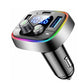LIHAN FM Transmitter for Car Bluetooth Adapter 5.4,48W PD+QC Fast Charging,Hands-Free Calling,Streams Spotify/Navigation/Music via Car Radio,Wireless Upgrade Non-Bluetooth Cars,USB-C,USB/TF,12V/24V
