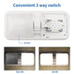 RVZONE 12V Led RV Ceiling 1100 Lumen Double Dome Light | RV Interior Lighting Fixture with ON/Off Switch for RV Trailer Camper Truck Van Boat Car (5 Pack Natural White 4000-4500K)