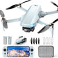2K Drone with Camera for Adults & Beginners, Foldable FPV Mini Drone with Brushless Motor, 36 Min Flight Time, 2 Batteries, One-Key Takeoff/Landing, Gesture Selfie, Carrying Case