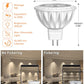 MR16 LED Bulbs 50W Halogen Equivalent Landscape Light Bulbs, 2700K Warm White 5W GU5.3 MR16 12V Spotlight Bulb, Non-Dimmable 38° Beam Angle for Landscape, Recessed, Track Lighting 6 Pack