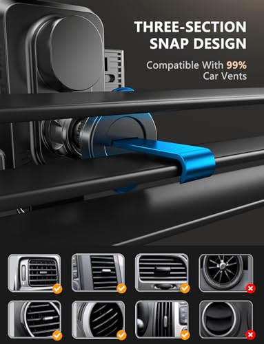 JOYMASS Wireless Car Charger, Phone Holders for Your Car, 15W Auto Clamping Phone Mount Car Accessories for iPhone 16 15 14 13 12 Mini Pro Max 11 XR XS, Samsung Galaxy S24 Ultra S23 S22+ Note 20, etc