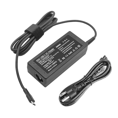 65W & 45W USB-C Laptop Power Adapter – Replacement Charger for Lenovo Chromebook, Yoga, ThinkPad, HP Chromebook, Dell Laptops