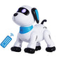 yiman Remote Control Robot Dog Toy – Programmable Smart Robot Dog for Kids 3+, Interactive Dancing & Sound, RC Stunt Toys with LED Eyes, Electronic Pet Toy for Boys & Girls Gifts (Blue)