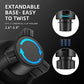 TYKOR Car Cup Holder Expander, Cup Holder Extender for Car with Adjustable Base, Fits Yeti 24/36/46oz, Hydroflask 32/40oz, Large Bottles in 3"-3.9" (16-40oz)