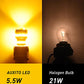 AUXITO LED Turn Signal Bulb 3157 LED Bulbs Amber Yellow Brighter 3156 3457A 4057 4157 LED Bulb for Front Rear Turn Signal Light Blinker DRL Marker Parking Lights, Pack of 2