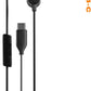 Skullcandy Jib USB-C Wired Earbuds with Noise Isolation, Inline Microphone Call and Track Control for iPhone Android, Ear Gel Sizes Included for Custom Fit - True Black