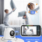 GoodBaby 5" Baby Monitor with Camera and Audio, No WiFi Secure Camera, 30-Hour Battery, Remote PTZ, Auto Night Vision, Room Temperature, Two-Way Audio，Lullabies，960 ft Range