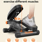 Niceday Steppers for Exercise, Stair Stepper with Resistance Bands, Mini Stepper with 300LBS Loading Capacity, Hydraulic Fitness Stepper with LCD Monitor
