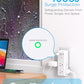 Surge Protector Outlet Extender - with Rotating Plug, 6 AC Multi Plug Outlet with 4 USB Ports (2 USB C), 1800J Wall Charger, 3-Sided Power Strip with Spaced Outlet Splitter for Home, Office, Travel