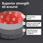 Strong Ceramic Round Magnets With Adhesive Backing (0.7x0.12"/18x3mm, 100 pcs) - Heavy Duty Sticky Magnets, Non-Corrosive, Versatile For Home, Office, Workshop, Whiteboard, Fridge And Hobby Use