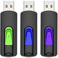 RAOYI 5 Pack 64GB USB Flash Drive, USB 2.0 Memory Stick Thumb Drives Jump Drive Pen Drive for PC Laptop Computer - 64G Multipack