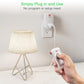 Remote Control Outlet, TESSAN Wireless Electrical Plug Switch for Lights, Lamps, Fans, 100ft RF Range, 1200W (1 Remote + 1 Outlet)