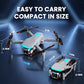 Drone for Kids with Camera, Foldable RC Quadcopter with 4.5" Remote Screen, Brushless Motor, Optical Flow Hover, Adjustable Camera, 360° Flip, Gesture Photo/Video, One Key Start/Land, Birthday Gift Toy