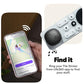 Life360 Tile Sticker - Small Bluetooth Tracker, Remote Finder and Item Locator for Bikes, Glasses and More. Both iOS and Android Compatible. Phone Finder. 1-Pack (Black)