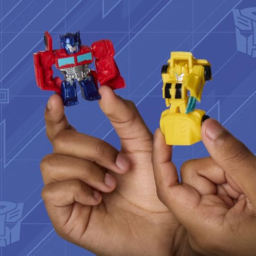 Transformers Tiny Turbo Changers 1.5" Mini Action Figures, Set of 5 Collectible Characters, Robot Toys for Ages 5+