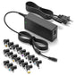 ZOZO 90W AC Universal Laptop Charger for HP Dell Gateway Toshiba Lenovo Acer Asus Samsung Sony Fujitsu Notebook Ultrabook Chromebook DC 12V 16V 18.5V 19V 19.5V 20V Power Adapter Supply Cord