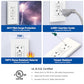 ELEGRP GFCI Outlet 20 Amp, Self-Test GFI Electrical Outlet with Thinner Design, TR Tamper Resistant GFCI Receptacle, Ground Fault Circuit Interrupters with Wall Plate, UL Listed, Matte White, 1 Pack