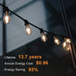 TJOY 12 Pack Vintage 8W ST58 LED Edison Light Bulbs, Dimmable, 60W Equivalent, 800Lumens, 2700K Warm White, E26 Base LED Filament Bulb, CRI80+, Antique Glass Style for Home, Bedroom, Office, Farmhouse