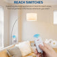 DEWENWILS Indoor Remote Control Outlet, Wireless Remote Light Switch, No Interference Remote Outlet Switch, No Wiring, 15A/1875W, 100ft RF Range, Compact Design, Programmable