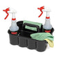 Rubbermaid Commercial Products Deluxe Carry Caddy for Take-Out Coffee/Soft Drinks Postmates/Uber Eats/Food Delivery Cleaning Products Sports/Water Bottles Black