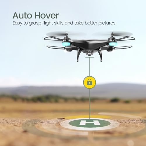 Holy Stone HS110D FPV RC Drone With 1080P HD Camera Live Video 120 Wide Angle WiFi Quadcopter With Gravity Sensor, Voice Control, Gesture Control, Altitude Hold, Headless Mode, 3D Flip RTF 2 Batteries