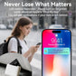 Ultrbeka Wallet Tracker Slim Card Tracker, 0.094in Bluetooth Tracker for Wallets, Passport, Work with Apple Find My, Wireless Charging, Card Locator- iOS Only [Apple MFi Certified] - 2pcs in 1 Box