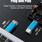 KOOTION USB C Flash Drive 32GB 2 in 1 OTG USB 3.0/Type C Thumb Drive Dual Drive USB C Memory Stick for Smartphone Laptop Tablet PC, Blue