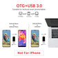 Vansuny 128GB USB C Flash Drive 2 in 1 OTG USB 3.0 + Type C Memory Stick with Keychain Dual Type C Thumb Drive Photo Stick Jump Drive for Android Smartphones, Computer, Tablet, PC