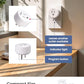 Remote Control Outlet Plug Switch, Buckle Design & Removable Wireless Light Switch, No Wiring Needed, 300 ft, 15A/1500W, Programmable, for Household Appliances