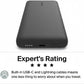 Belkin Portable Charger Power Bank for iPhone/Android - 10,000mAh, 23W Battery Pack for Phone with Integrated USB-C, Lightning Cables - Pass-Through Capability, Charge 2 Devices at Once