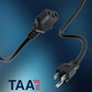 C2G 6FT Premium Replacement AC Power Cord - Durable Power Cable for TV, Computer, Monitor, Appliance & More (24240), Pack of 1