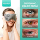 MyHalos® Heated Eye Mask for Dry Eyes - Steam Warm Compress for Eyes - Remove Styes, Chalazion Therapy Warming and Heating Pad Hot Compress - Moist Heat Mask for Blepharitis & MGD - FSA|HSA Eligible