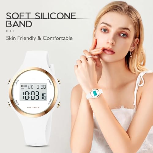 XCZAP Outdoor Sport Watches Alarm Clock Waterproof LED Digital Watch