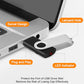 8GB Flash Drive 10 Pack Bulk USB Flash Drives, USB2.0 Thumb Drive USB Stick for Data Storage Backup, Jump Drive Pen Drive Zip Drive Memory Stick with Indicator, USB Storage Flash Drive Swivel Design