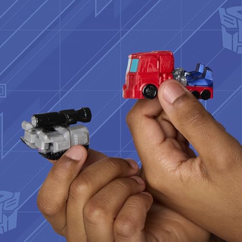 Transformers Tiny Turbo Changers 1.5" Mini Action Figures, Set of 5 Collectible Characters, Robot Toys for Ages 5+